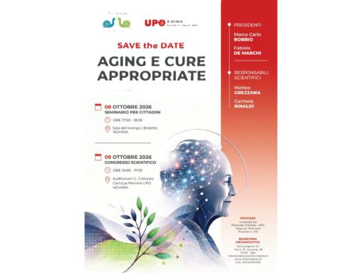 CONGRESSO: AGING E CURE APPROPRIATE – NOVARA, 8-9 OTTOBRE 2026